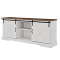 70" Farmhouse Wood TV Stand U421