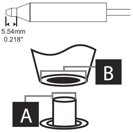FR4 Fiber Glass Desoldering Tip O73405