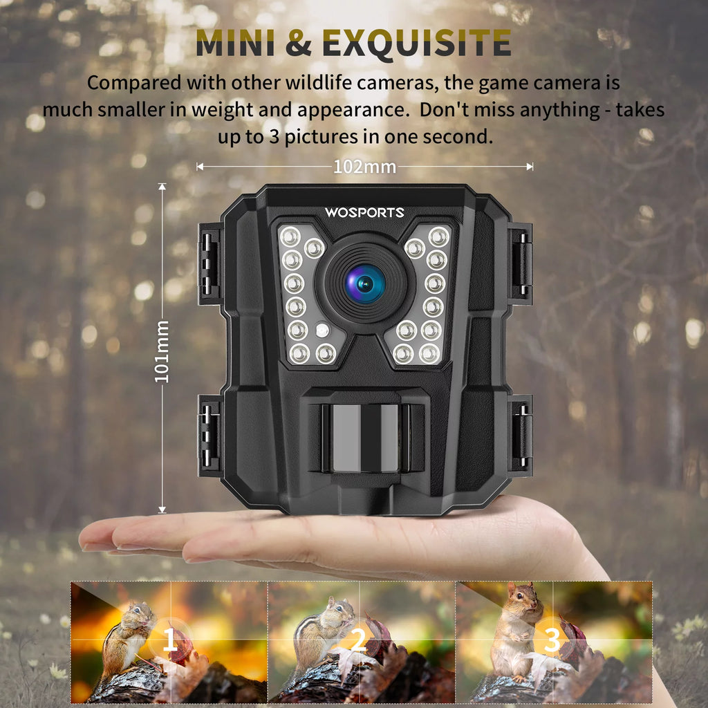 Mini Trail Camera 24MP 1080P Waterproof Infrared S868913