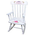 White Princess Castle Kids Rocking Chair D56650