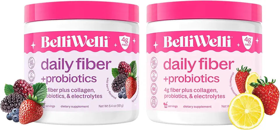 Fiber Supplement with Collagen, Probiotics & Electrolytes, 32 Servings H8200