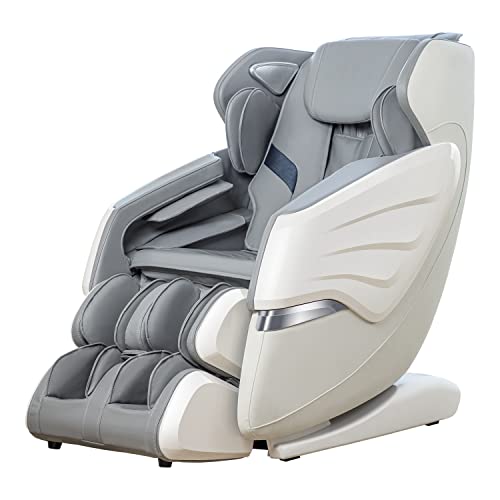White Full Body Massage Recliner Chair G245577