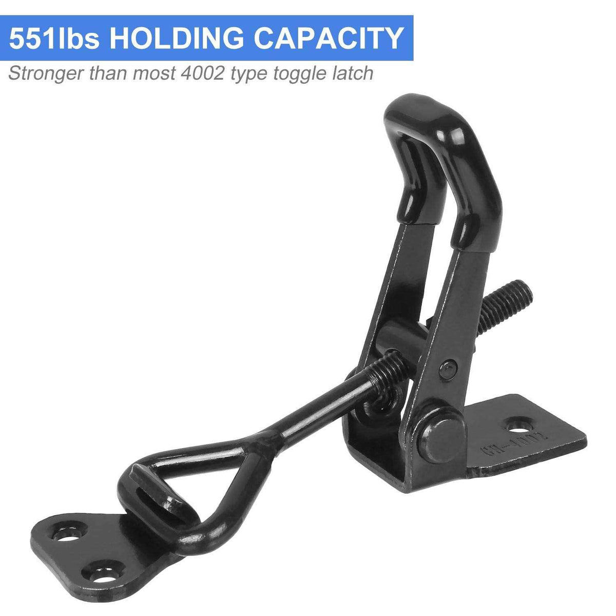 Black Toggle Latch Clamp 6Pcs Heavy Duty Adjustable Toggle Clamp H81751