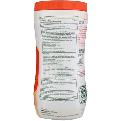 Orange Flavor Fiber Therapy Powder, 30 ounce (Pack of 3) O480046