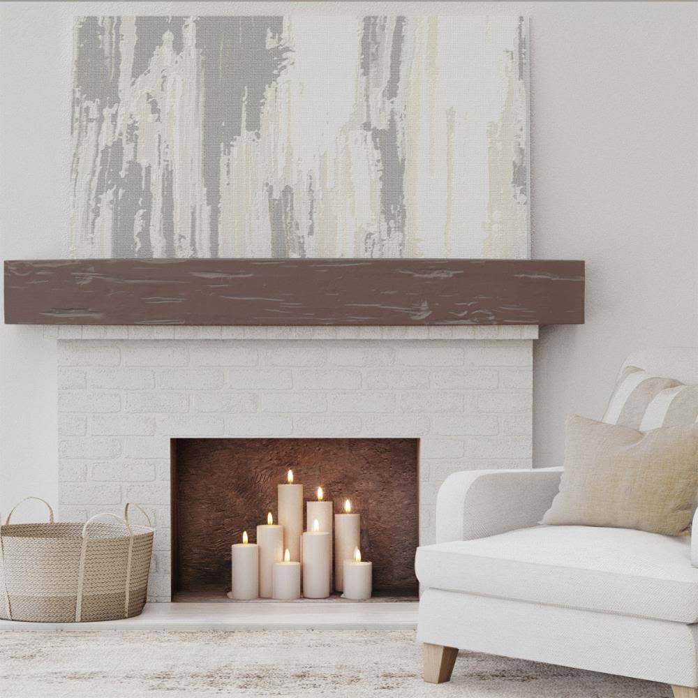 Faux Wood Fireplace Mantel I913