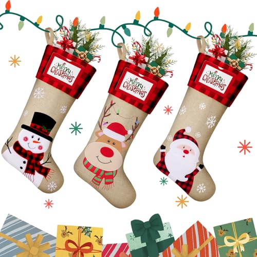 3 PCS Christmas Stockings A95631