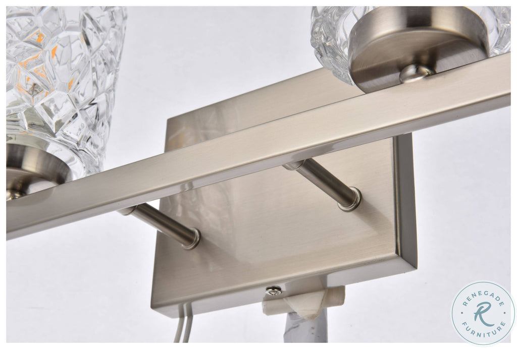 4 Lights Bath Sconce with Clear Shade Y693574