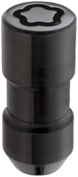 Wheel Lock Nut Set, 4 Pack, Cone Seat, M14 x 1.5, 21mm & 22mm Dual Hex, Black E32070