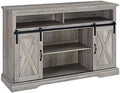 White Wood Highboy TV Stand V3766