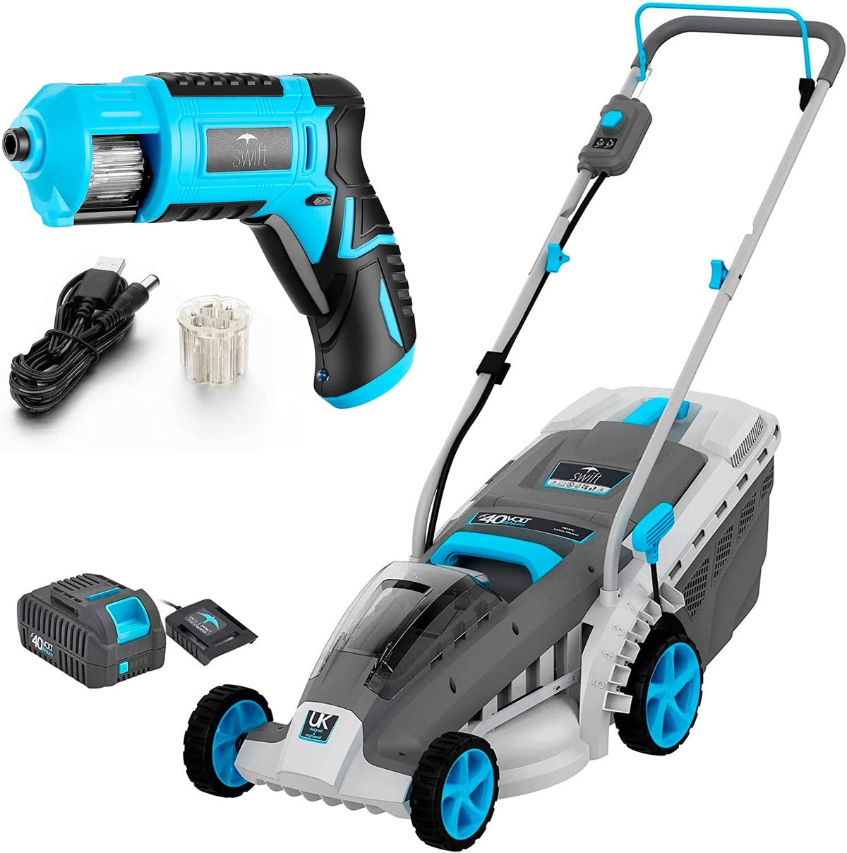 Cordless 18 Inch 40V Lithium-ion Brushless Lawn Mower F391270