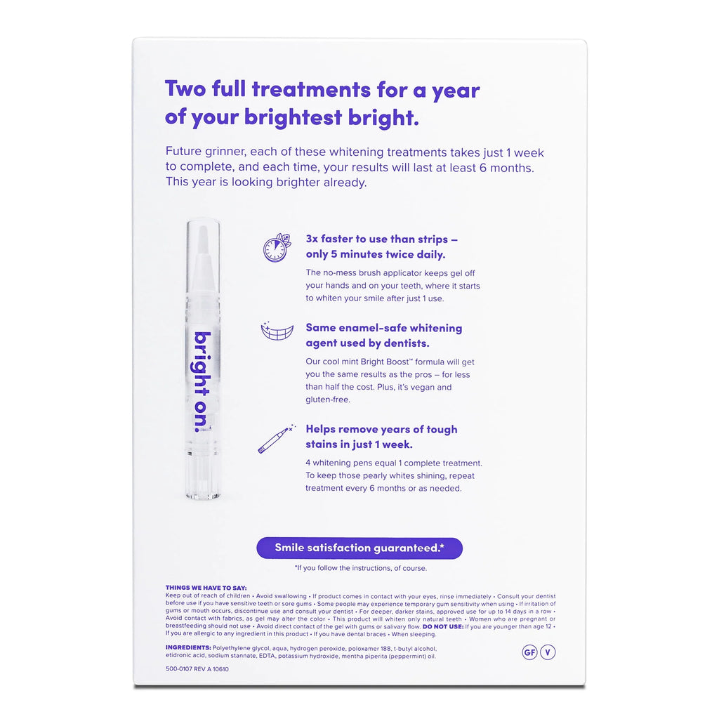 Teeth Whitening Kit, 8 Pack Gel Pens V8607