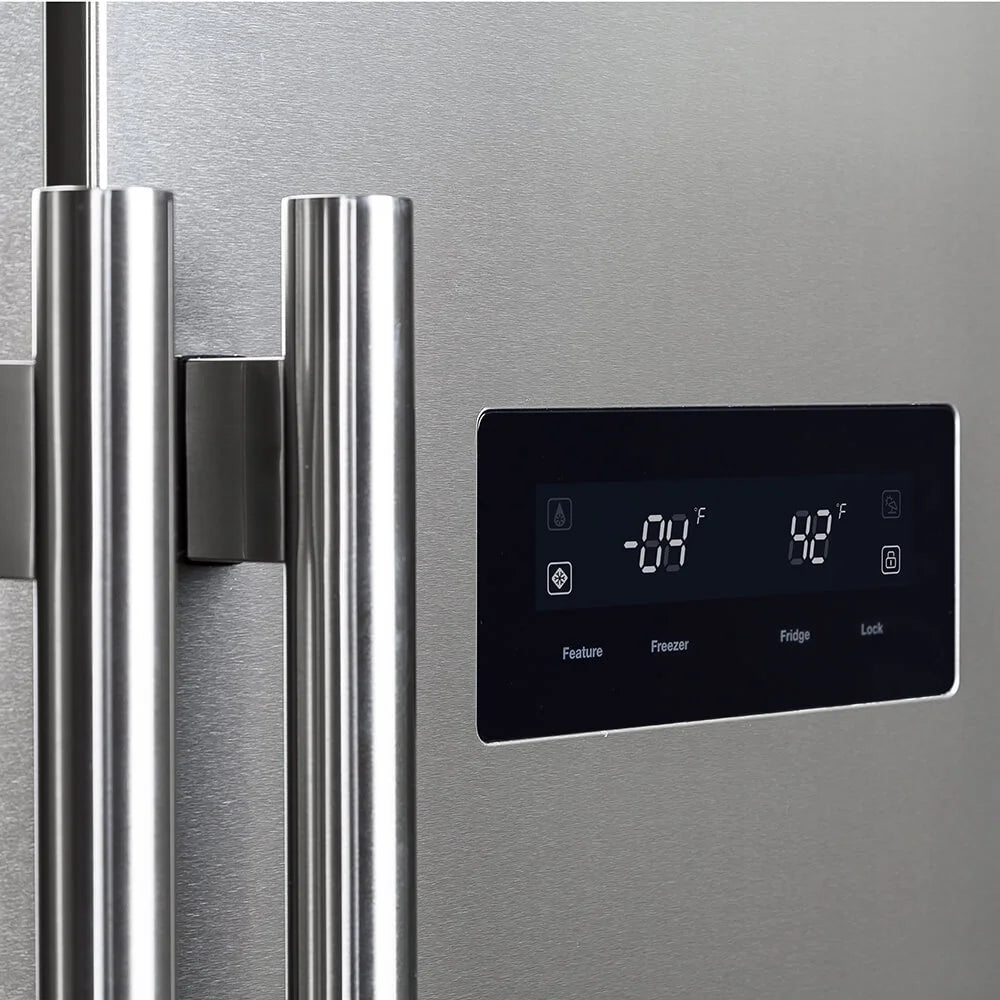 15.6 Cu. Ft. Stainless Side by Side Refrigerator L56742