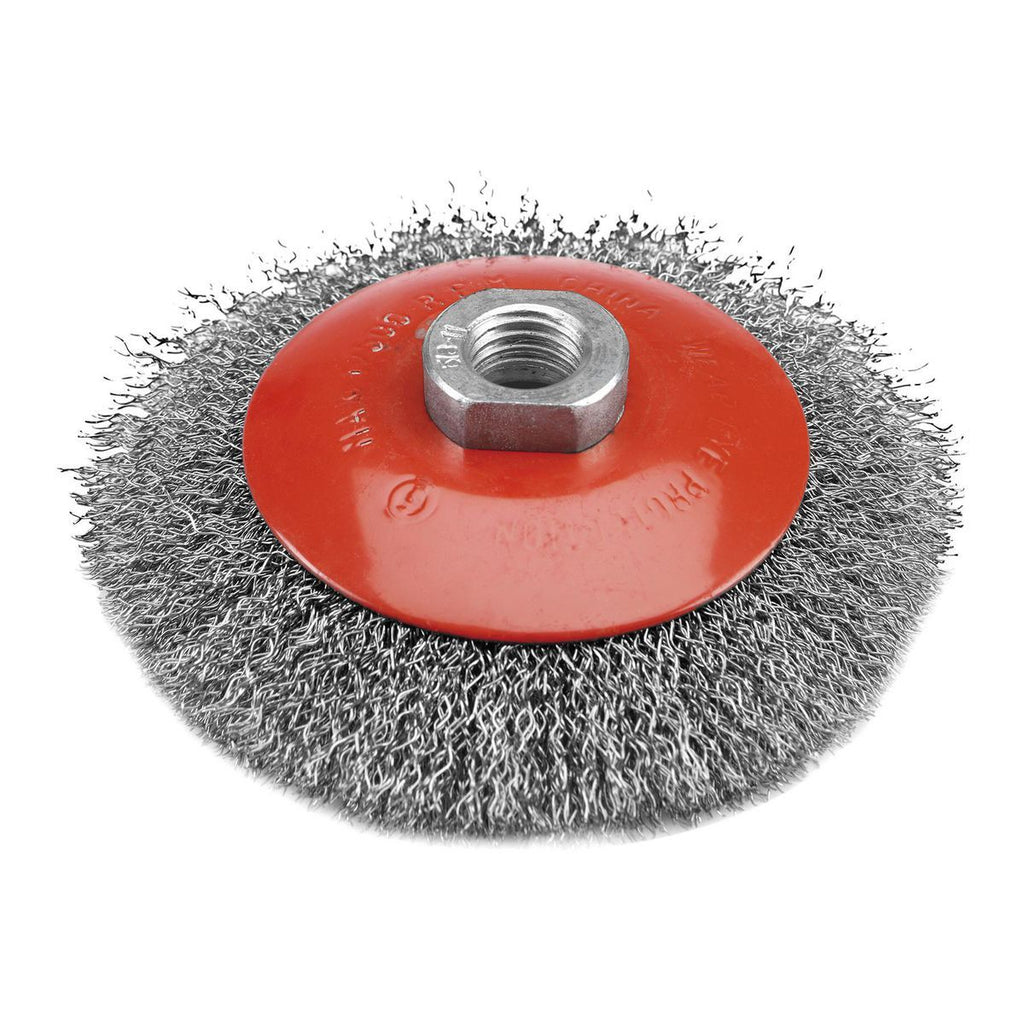 4-1/2 in. Crimped Beveled Wire Brush N1749