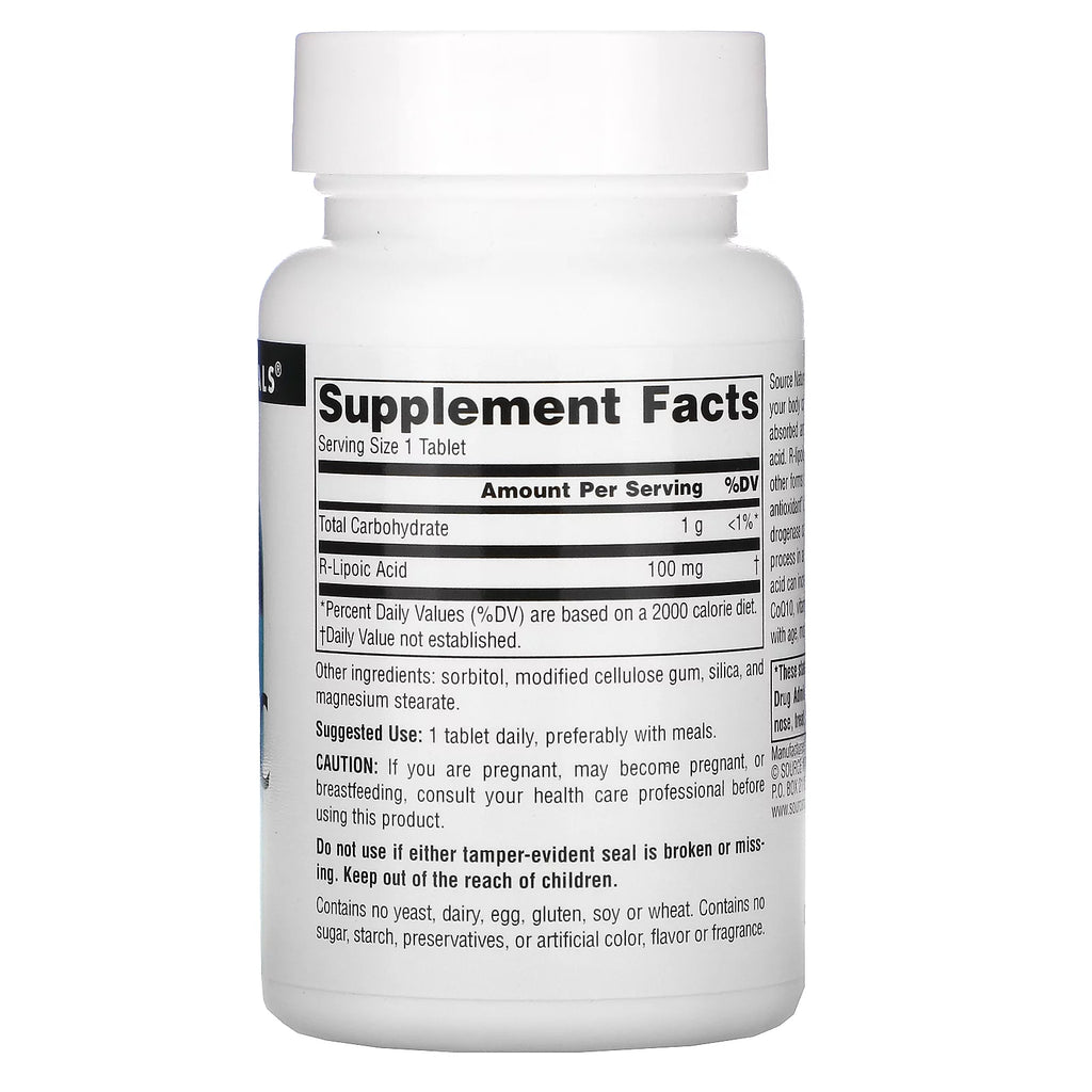R-Lipoic Acid 100 mg 60 Tablets M161861