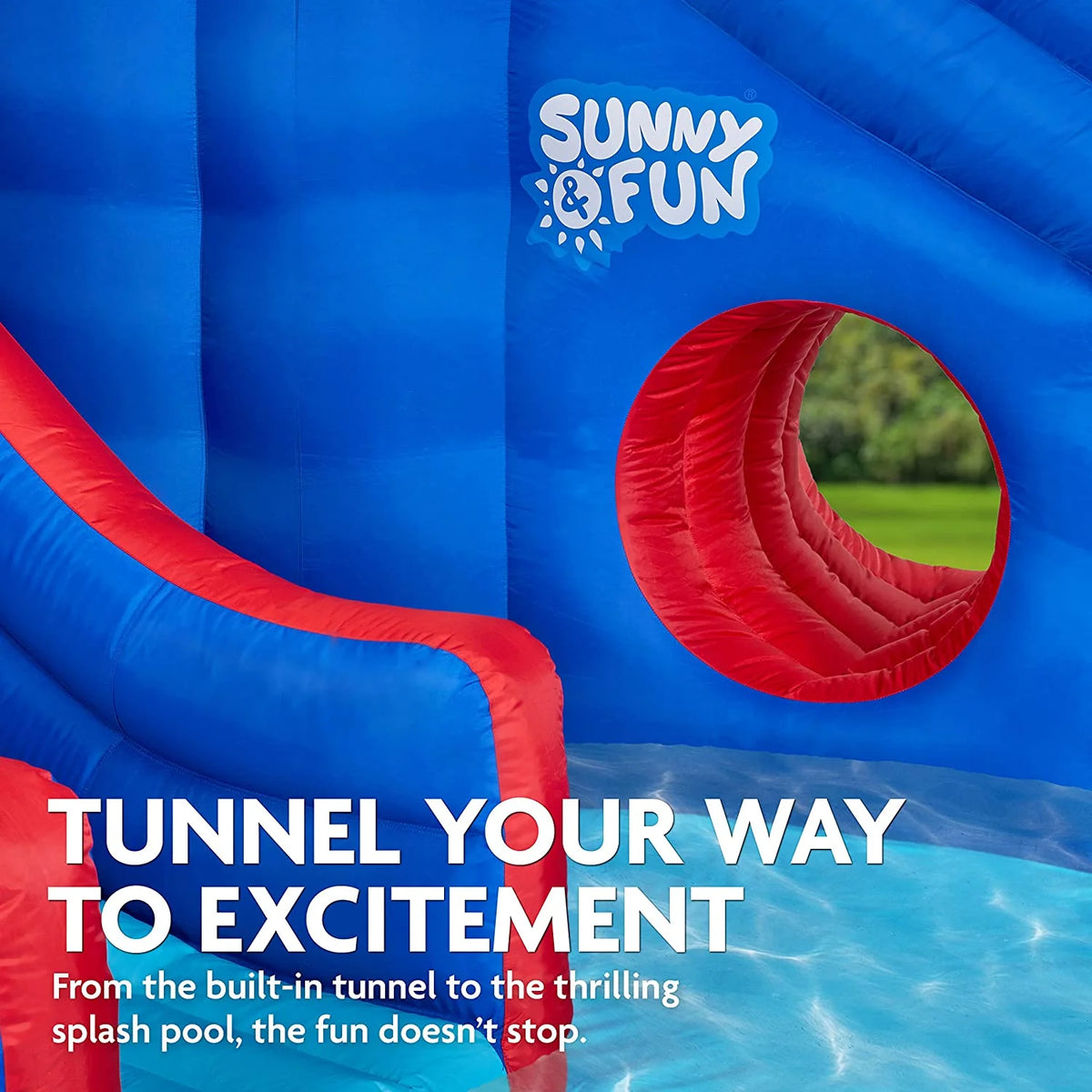 Inflatable Water Slide Park & Pool with Pump E619