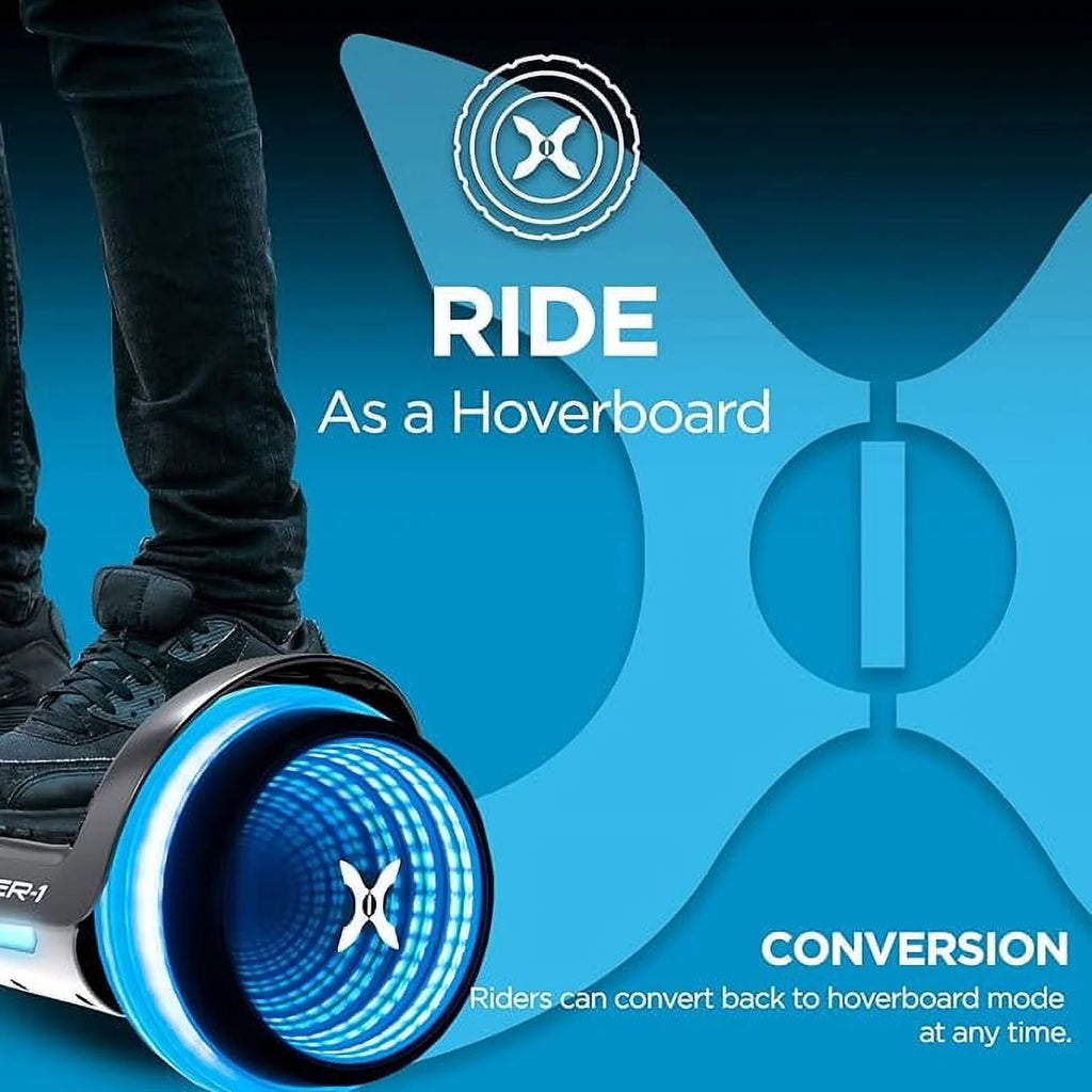 Black Hoverboard and Kart Combo X15277