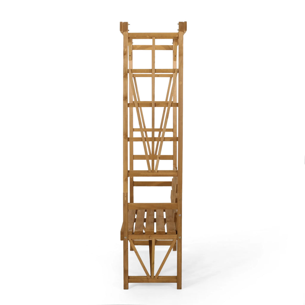 Outdoor Fir Wood Arbor Bench U945