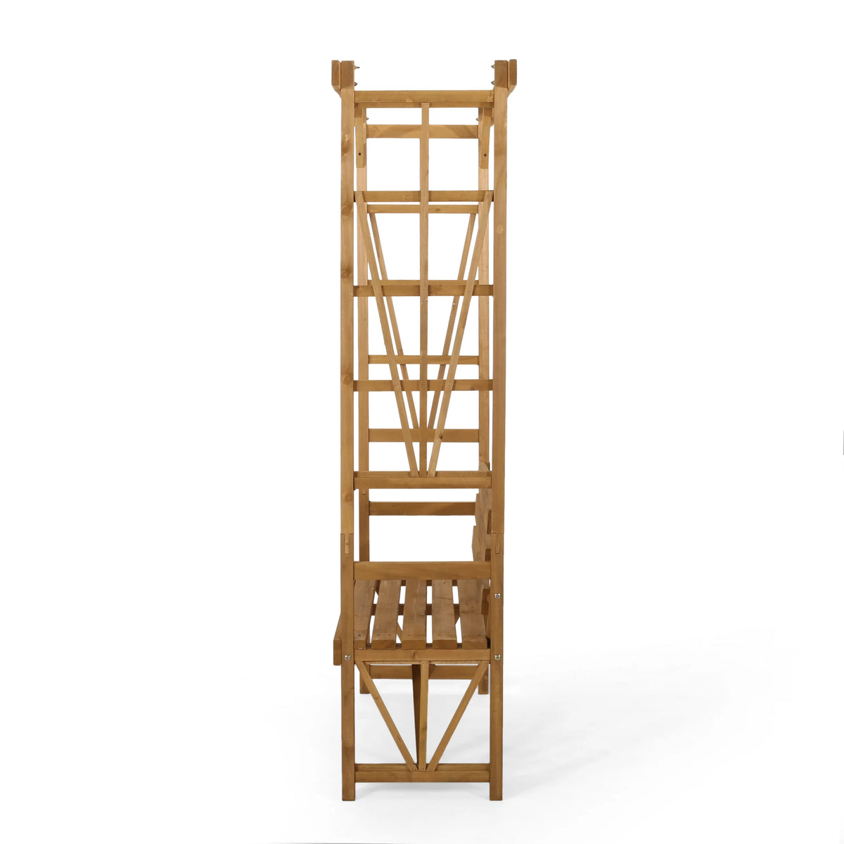 Outdoor Fir Wood Arbor Bench U945