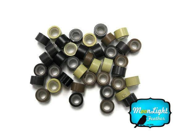 Hair Extension Feather Wholesale Pack with Beads and Tools S25455