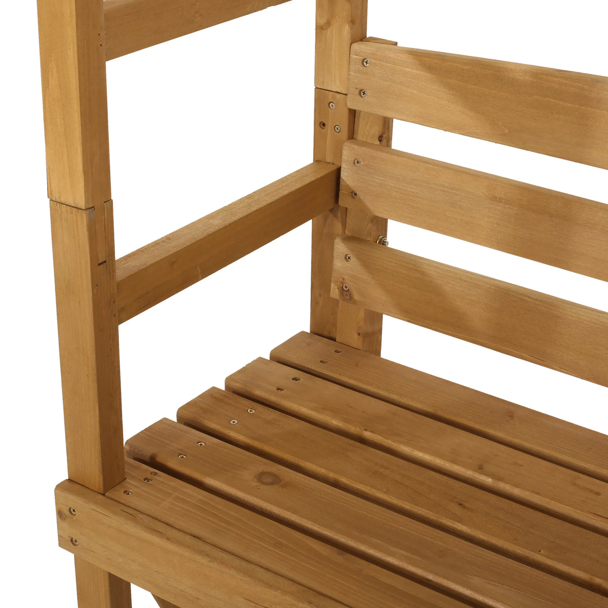 Outdoor Fir Wood Arbor Bench U945