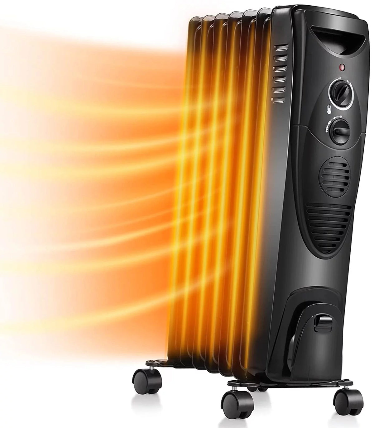1500W Oil Filled Radiator Heater with 3 Heat Settings L906526