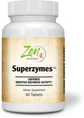 Multi-Enzyme Formula Pepsin Bromelain Papain Pancreatin Betaine HCL 90 Capsules Q9385
