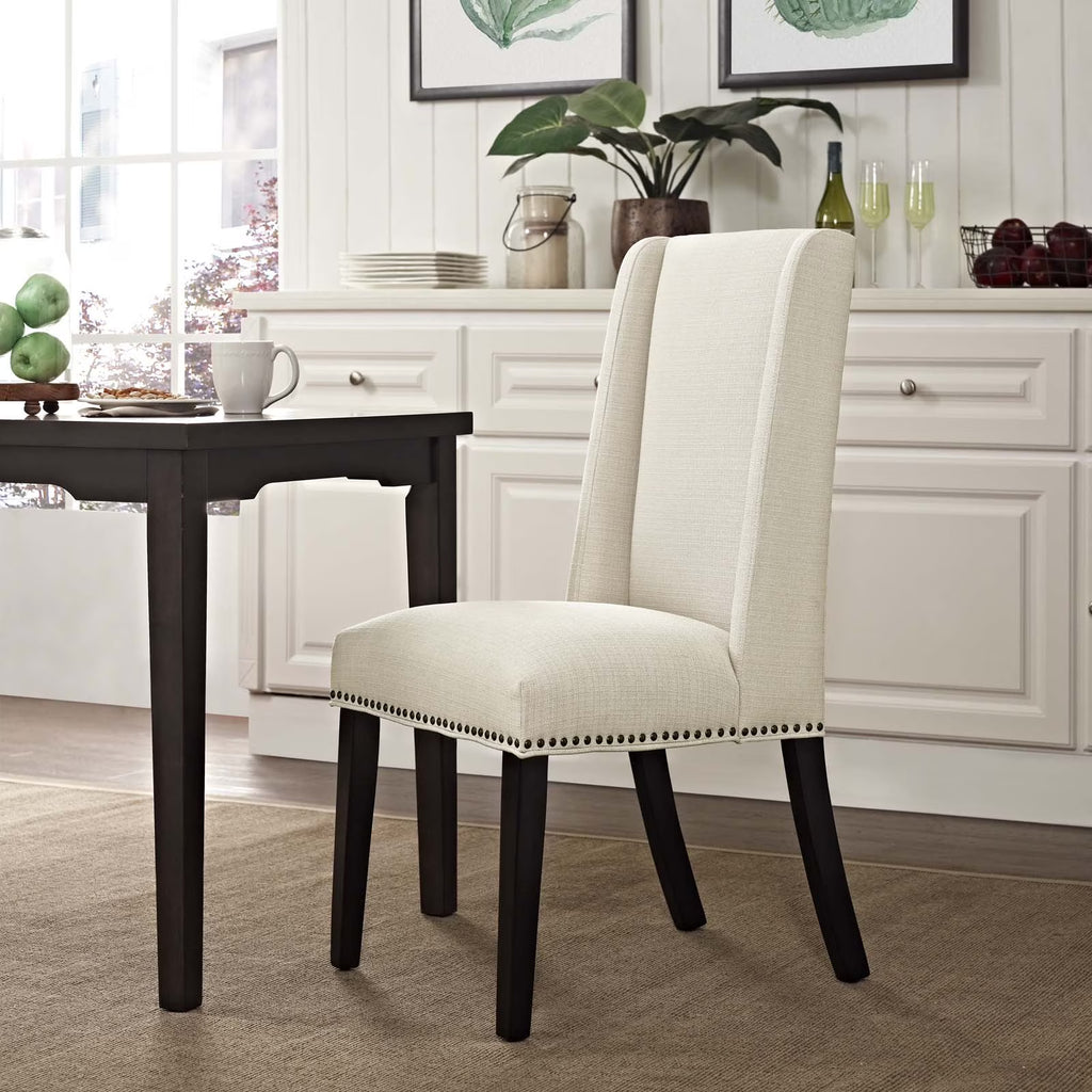 Beige Fabric Dining Chair F895