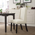 Beige Fabric Dining Chair F895