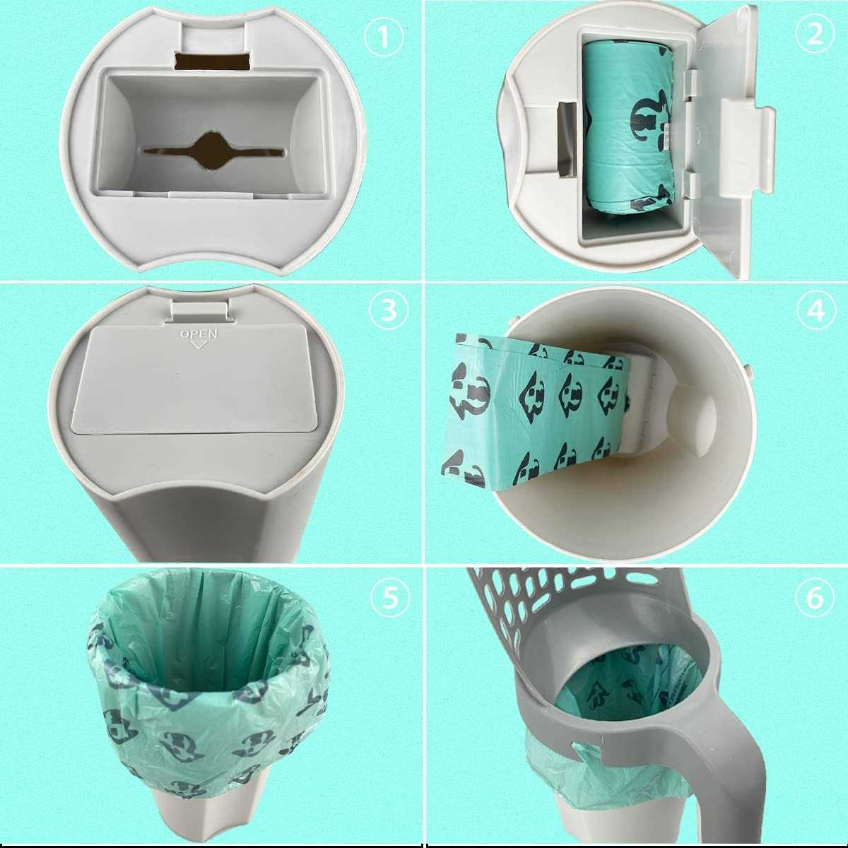 Cat Litter Scoop with Trash Container F426189