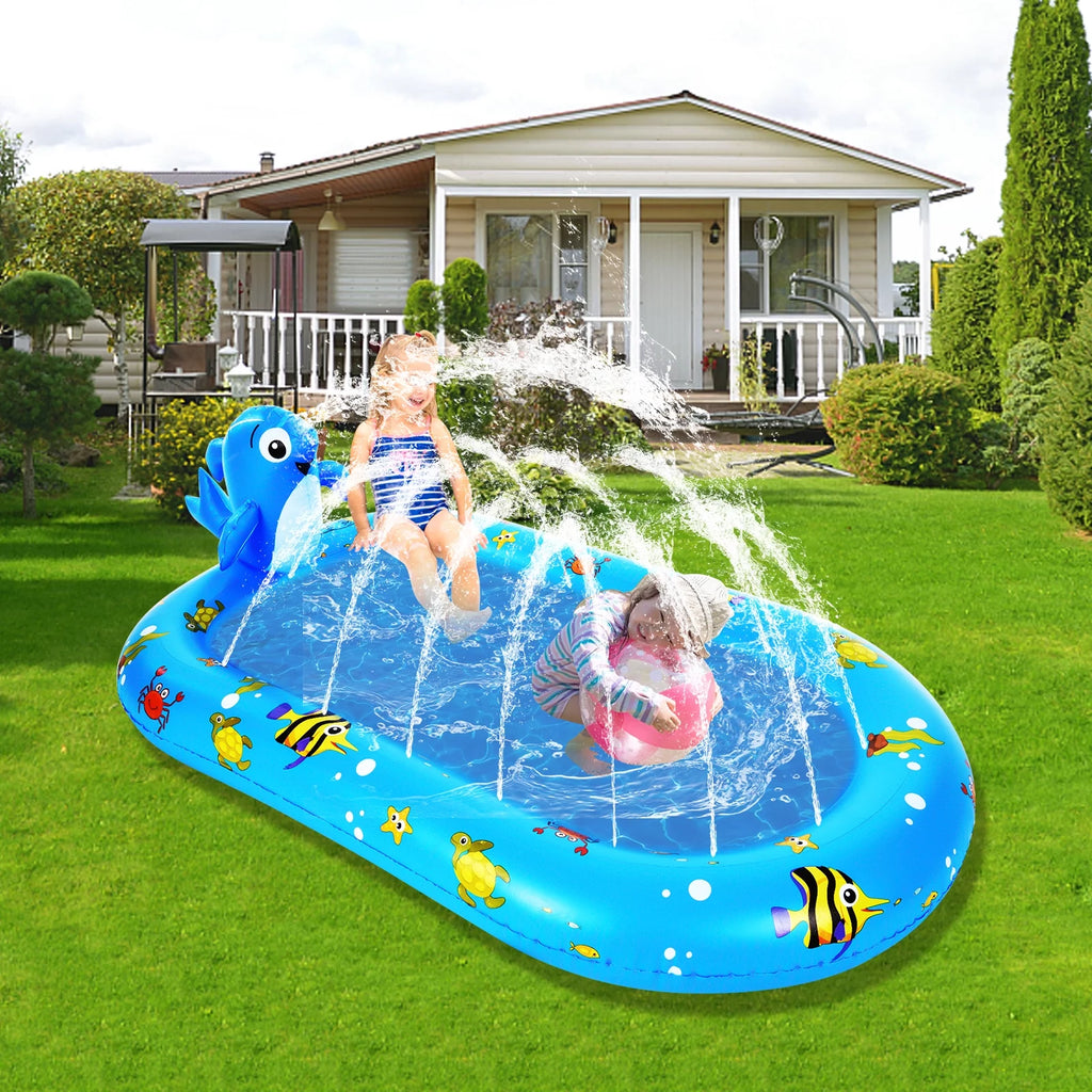 Inflatable Sprinkler Pool 67 * 40in H213