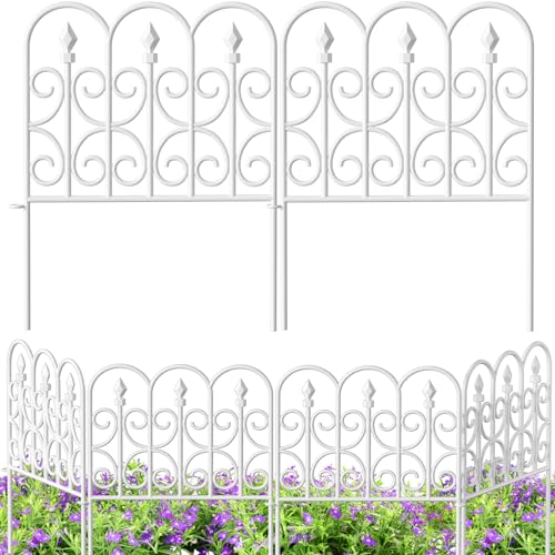 8 Panels Decorative Garden Fence and Border A11702