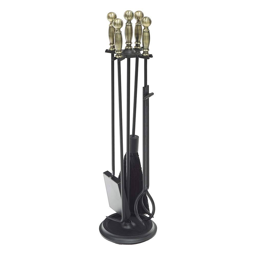 Antique Brass and Black Tool Set A400837