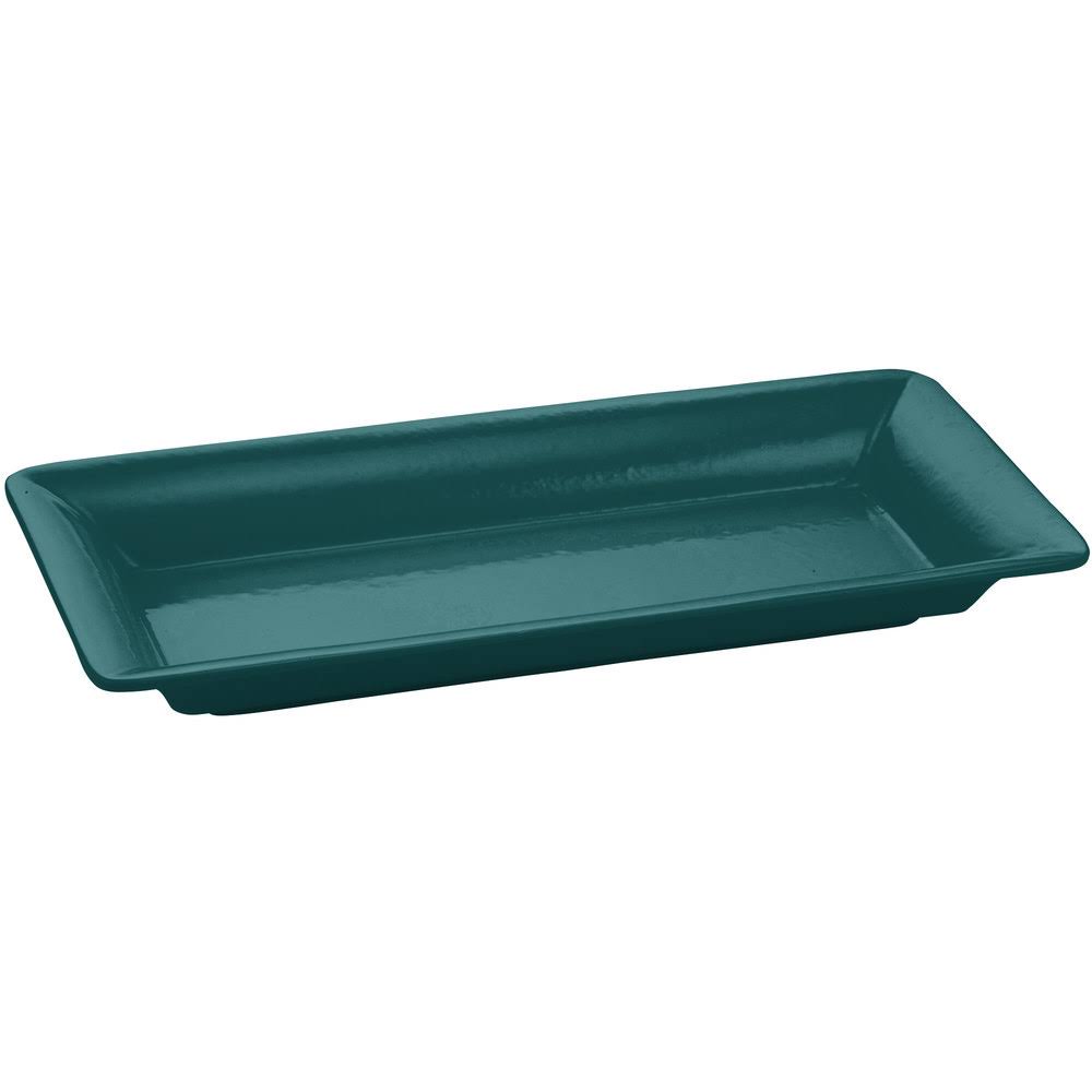 Hunter Green Cast Aluminum Rectangle Platter X521