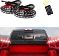 12V 2PCS 60inch RGB LED Truck Bed Light Strip Kit with RF Remote W797
