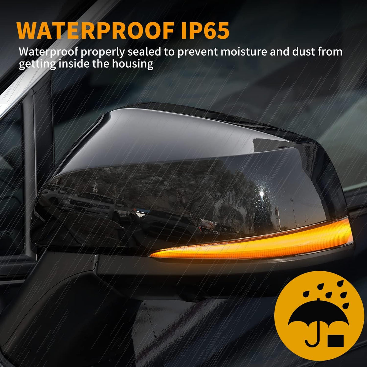 Smoked Led Mirror Turn Signal Indicator Lights N93732