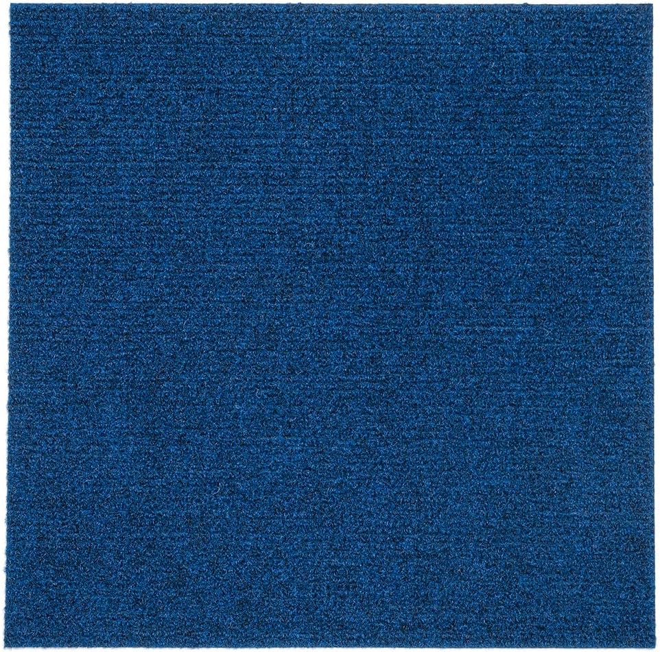 Self Adhesive Carpet Tile, 12 Tiles/12 sq Ft Pack of 2 O588