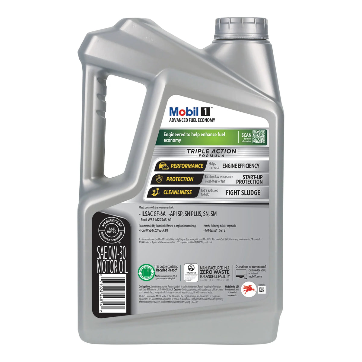 Full Synthetic Motor Oil 0W-30 5 Quart Pack of 6 L46209