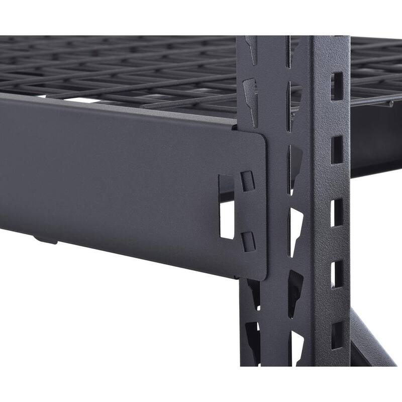 3-Tier Steel Freestanding Garage Storage Shelving Unit in Black D2944