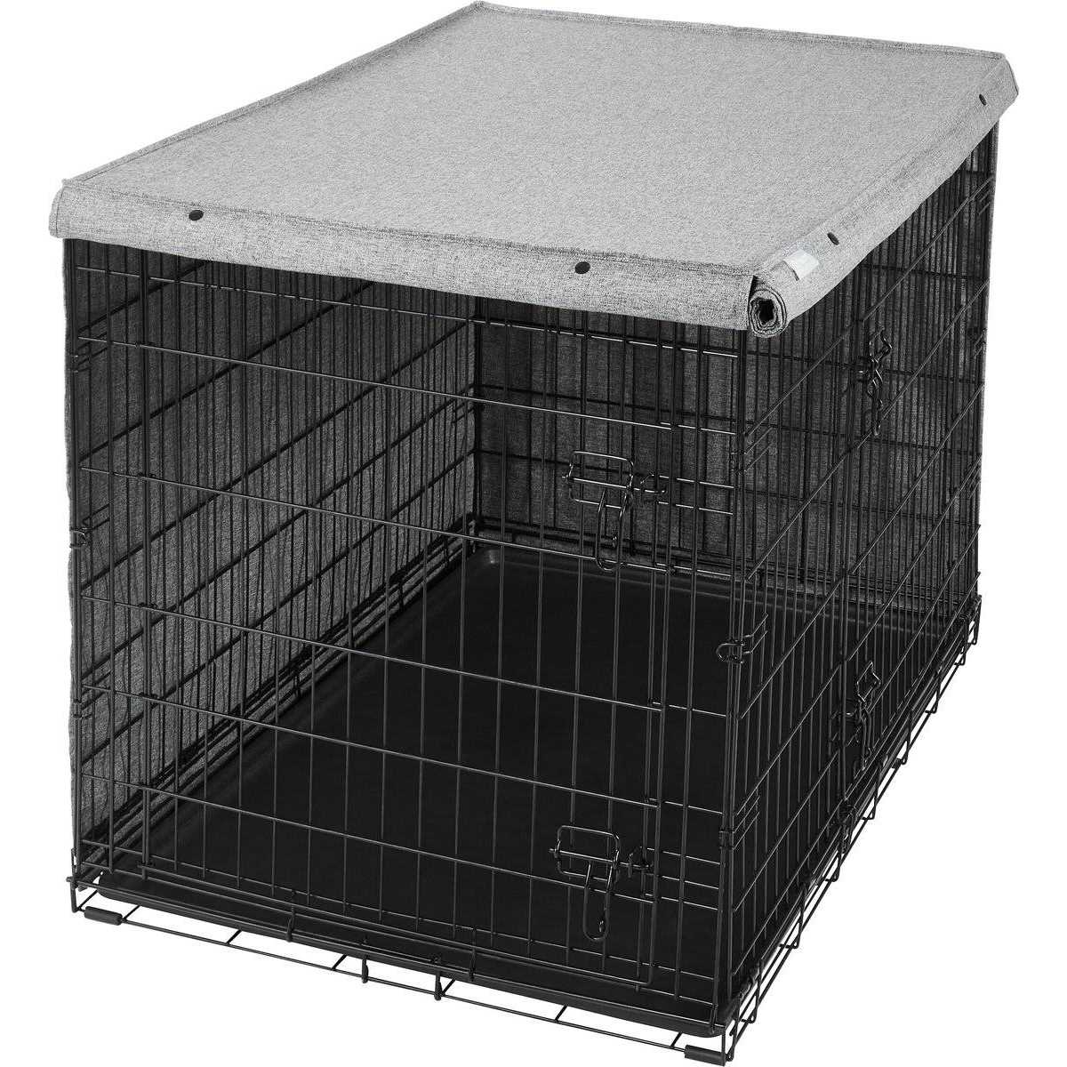 Faux Linen Dog Crate Cover O9332