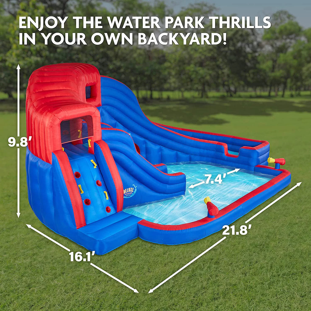 Inflatable Water Slide Park & Pool with Pump E619