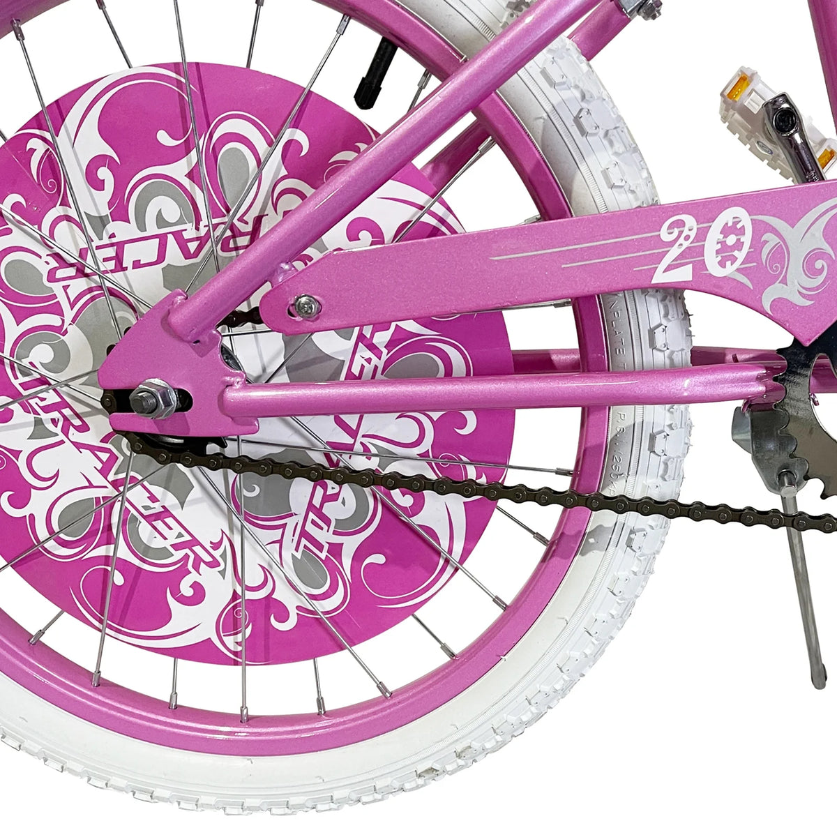 Pink 20 Inch Kids BMX Bike with Kickstand H798