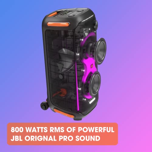 Black Party Speaker with Handle Wheels L994