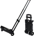 Black Folding Luggage Cart with 2 Wheels Z79973
