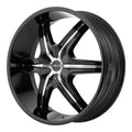 Helo Gloss Black Wheel E107
