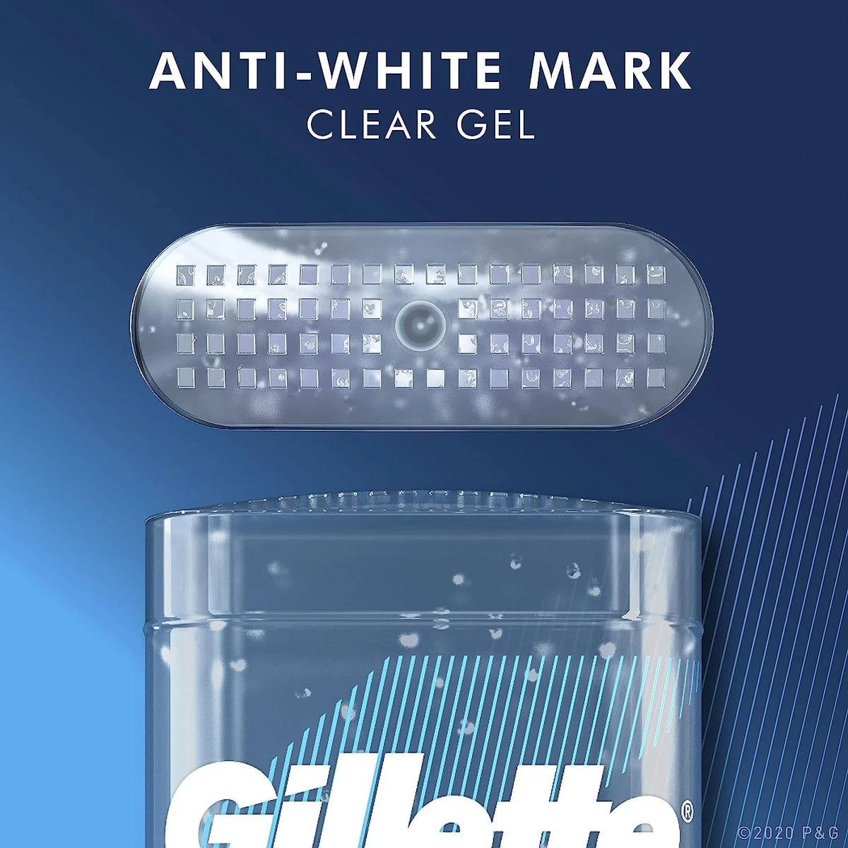 Clear Gel Deodorant Cool Wave 3.8 oz Pack of 4 U6532