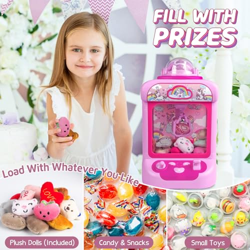 Mini Claw Machine with Sound & 20 Mini Plush Toys H332249