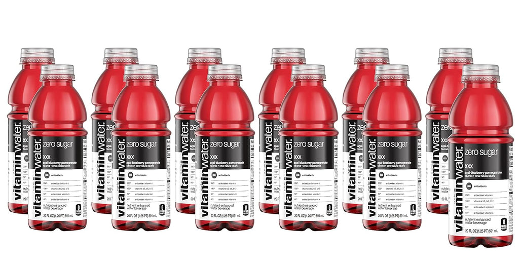 20 Fl Oz Nutrient Enhanced Flavored Water with Vitamins, Antioxidants, Electrolytes, Pack of 12 A1279