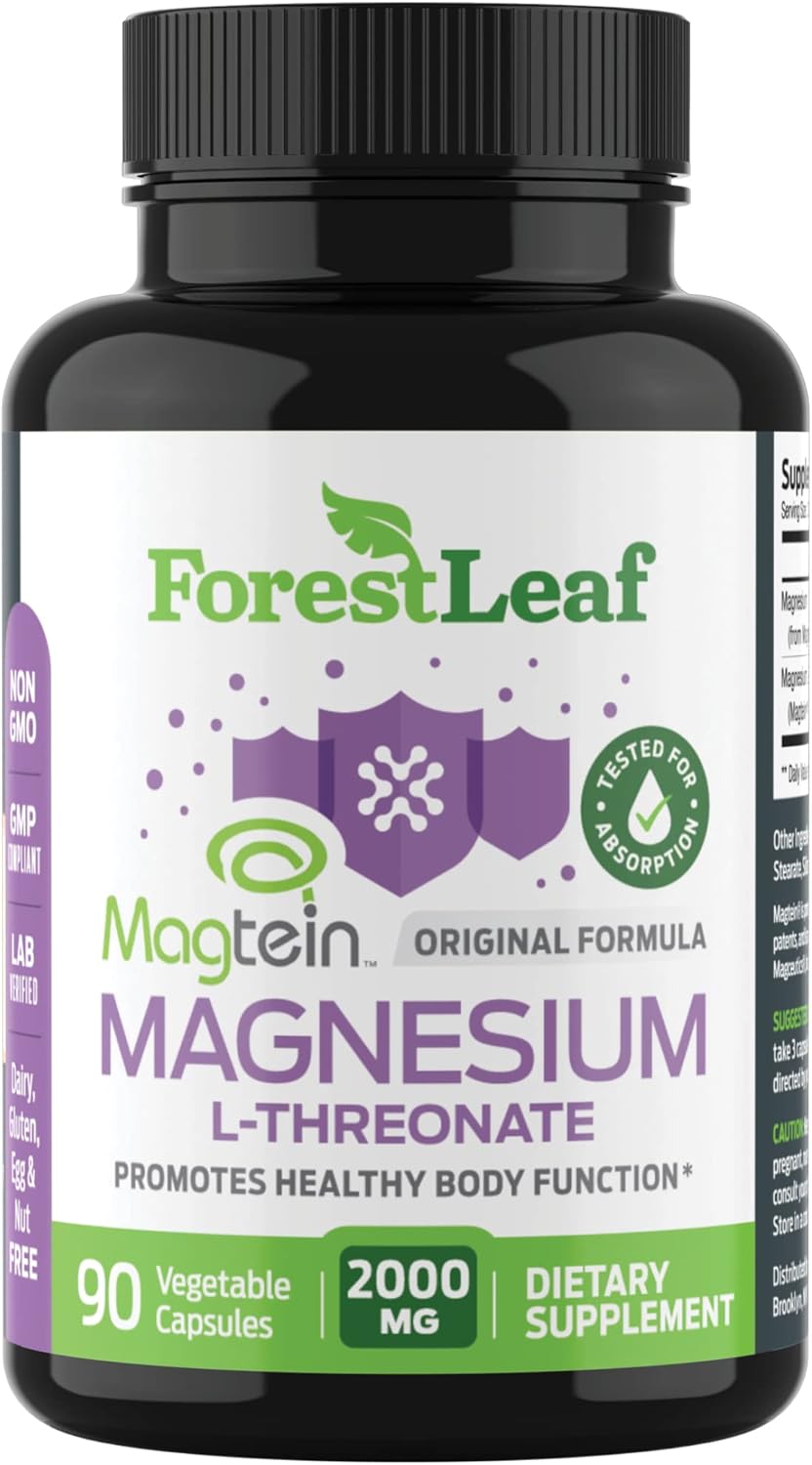 Magnesium L-Threonate Capsules 2000mg 90 Count S347