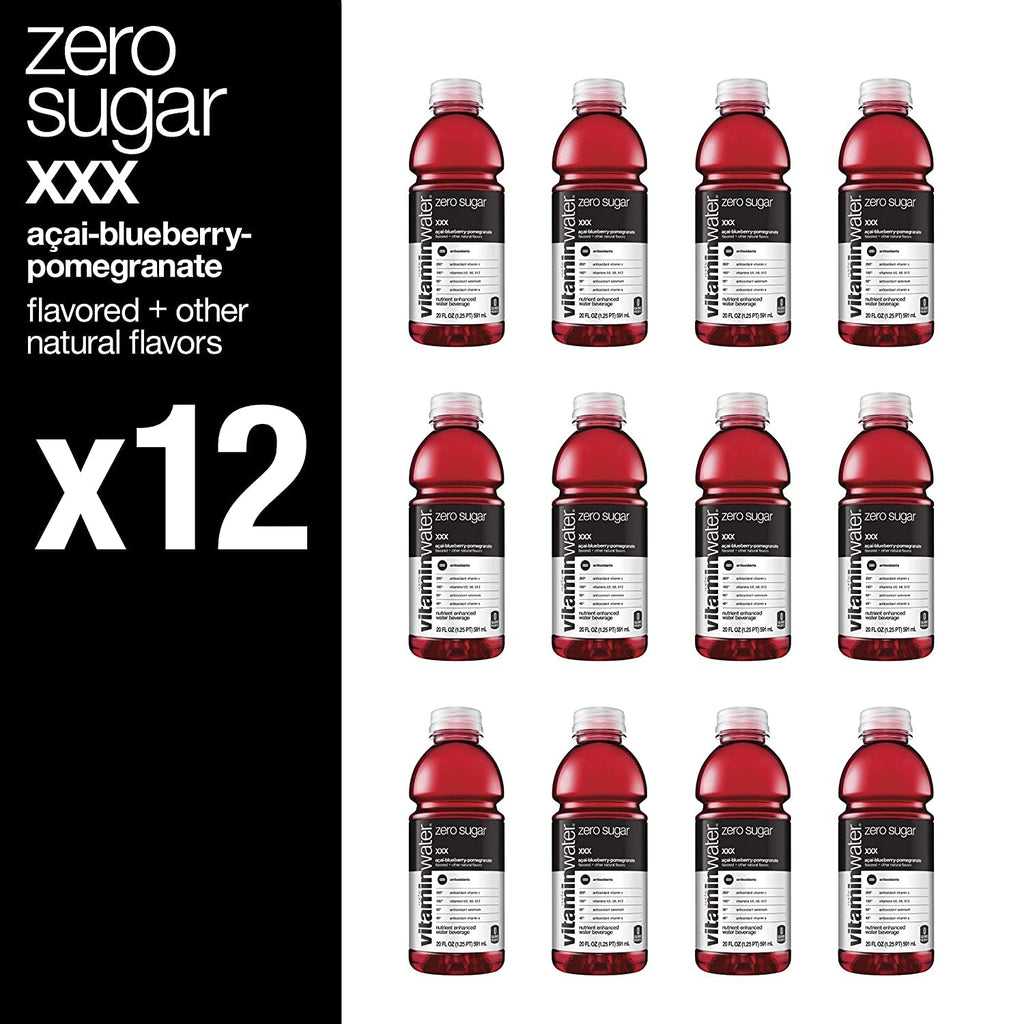 20 Fl Oz Nutrient Enhanced Flavored Water with Vitamins, Antioxidants, Electrolytes, Pack of 12 A1279