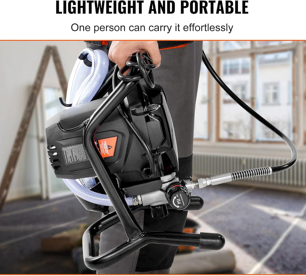 Stand Airless Paint Sprayer, 3000PSI 750W Electric Airless Sprayer L96271